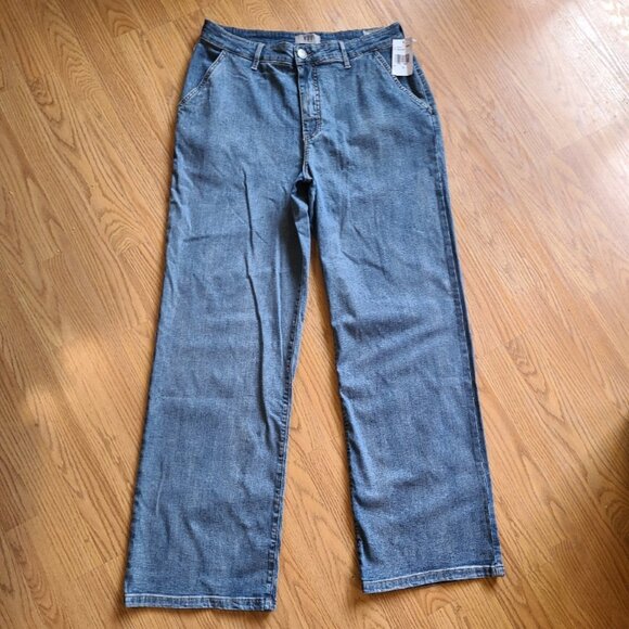 NEW NWT! KUT FROM THE KLOTH CHARLOTTE HIGH RISE STRAIGHT LEG TROUSER JEANS sz 12 - Picture 2 of 8